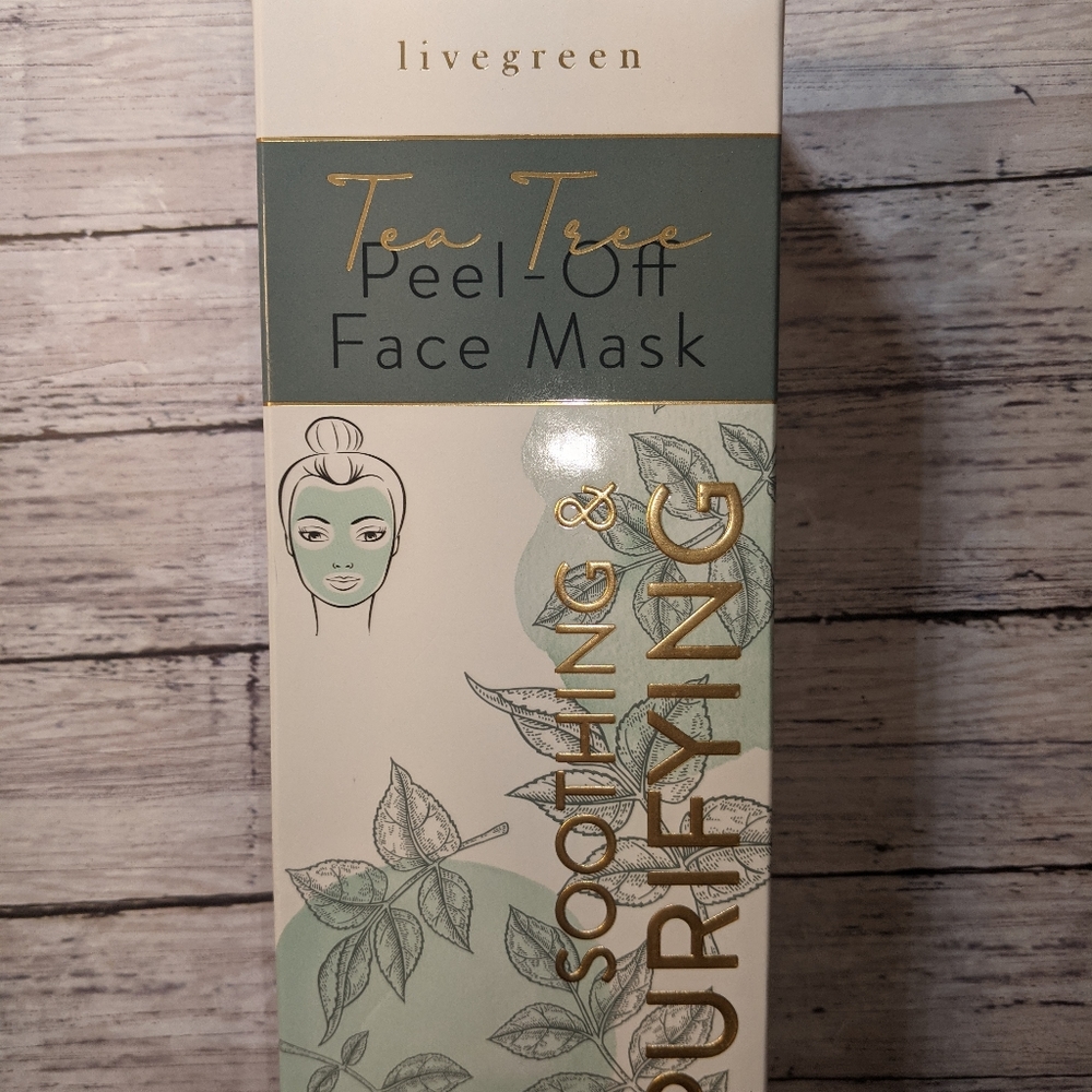 Livegreen tea tree Peel-off mask, New & NIB